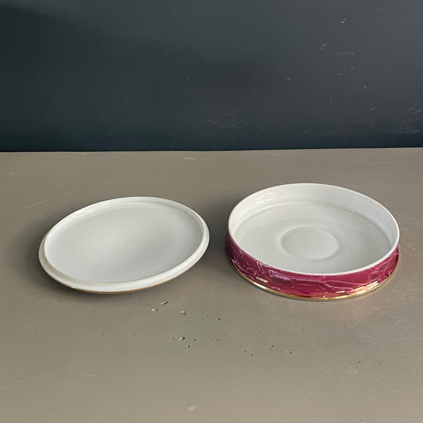 Bonbonnière en porcelaine de Limoges - Ref 1130