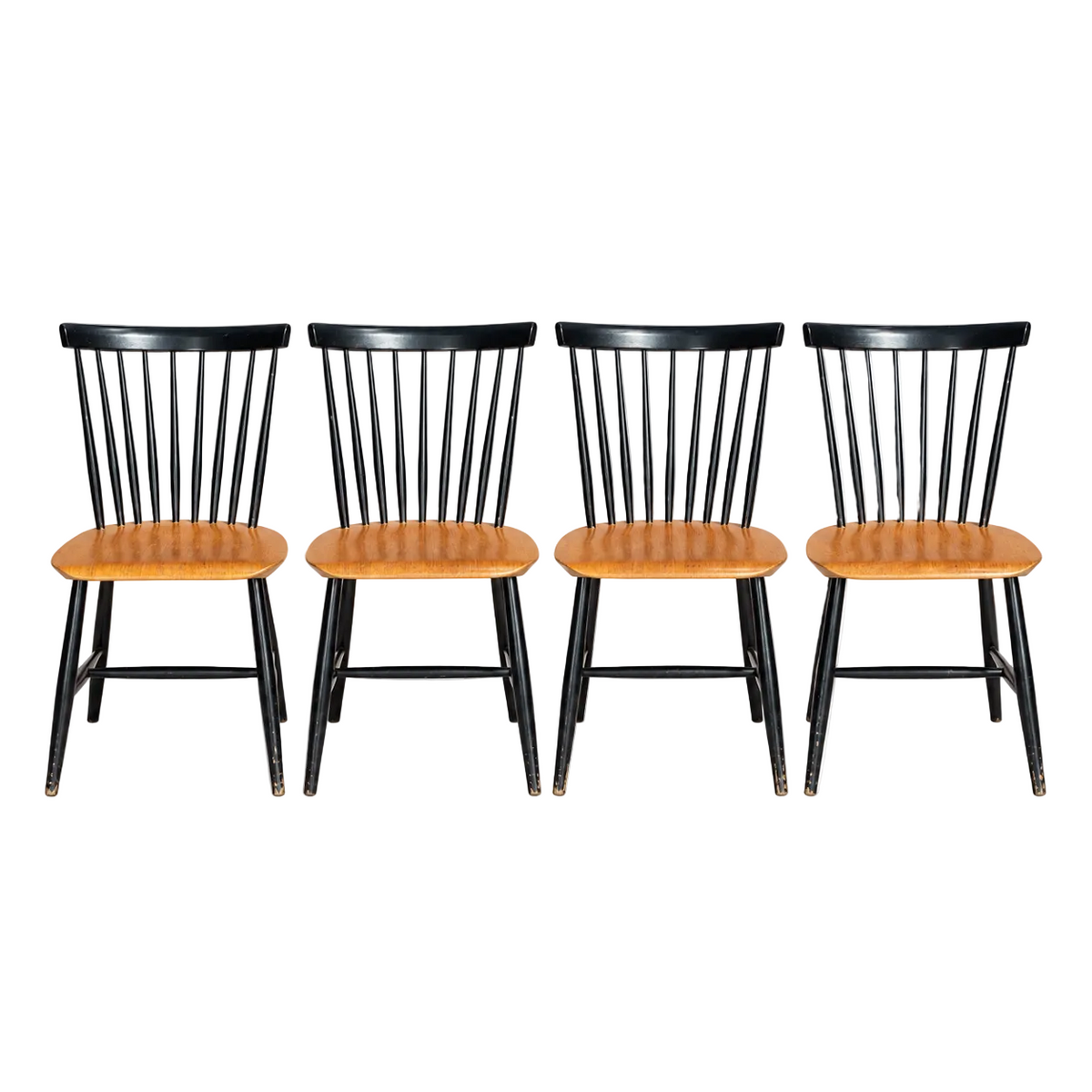Ensemble de 4 chaises de Sven-Erik Fryklund pour Hagafors, Suède, 60’s - Ref 1397