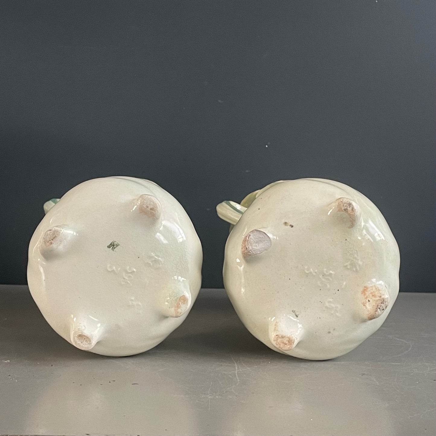 Paire des vases en barbotine St Clément - Ref 1115