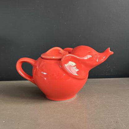 Théière Éléphant grand modèle couleur corail - Ref 1273
