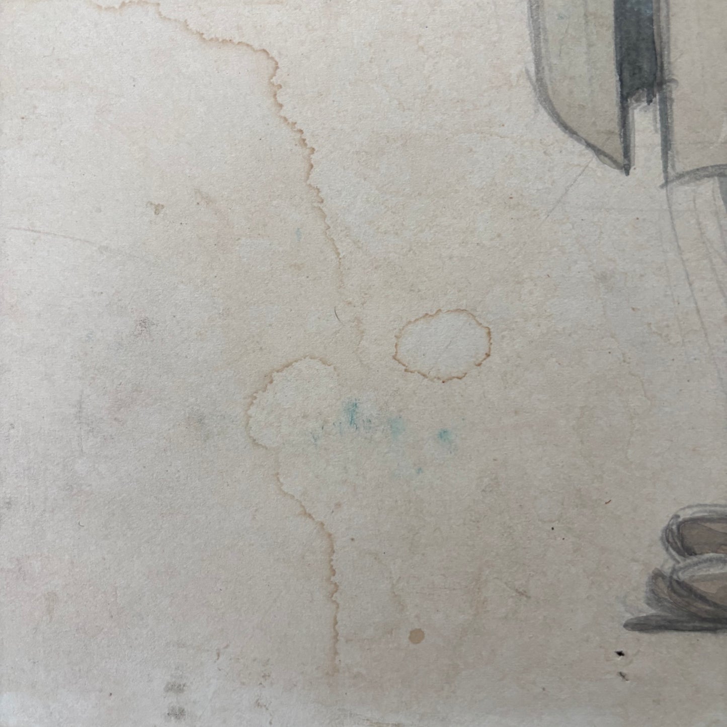 Aquarelle dédicacée et signée Pompon - Ref 1322