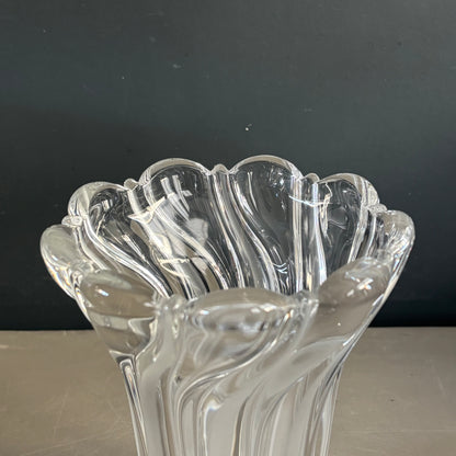 Vase en cristal art-déco 20cm - Ref 1329