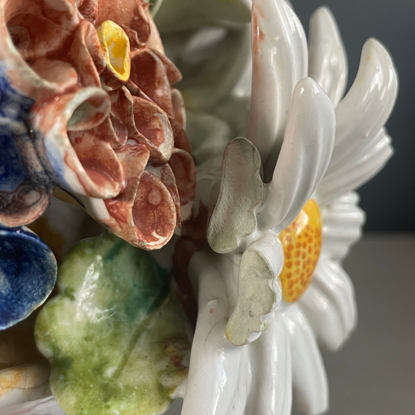 Bouquet en porcelaine - Centre de table - Ref 1113
