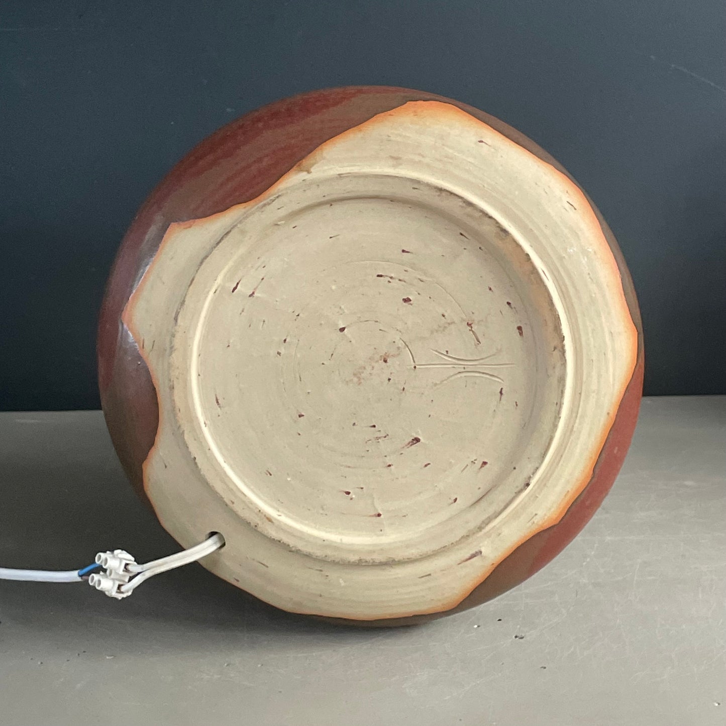 Pied de lampe vintage en céramique - Ref 1143