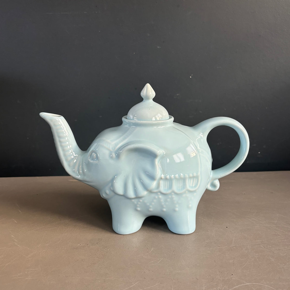 Théière éléphant bleue - Ref 1319