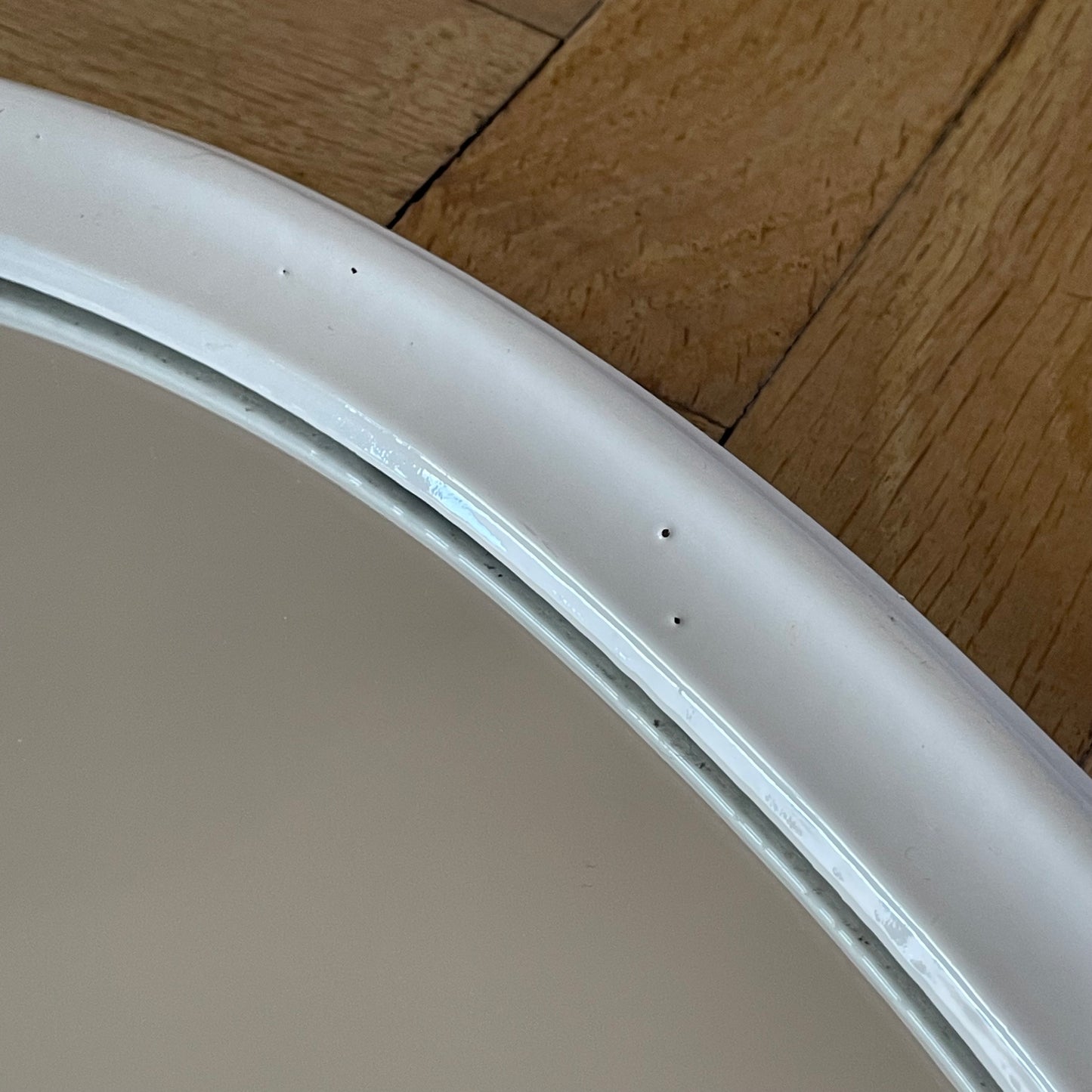 Miroir en fonte émaillée blanc - Ref 1066