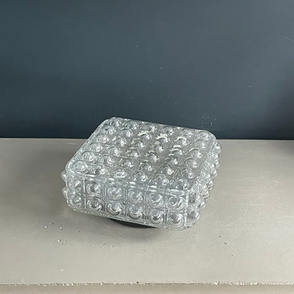 Plafonnier applique en verre moulé bulles - Ref 1147