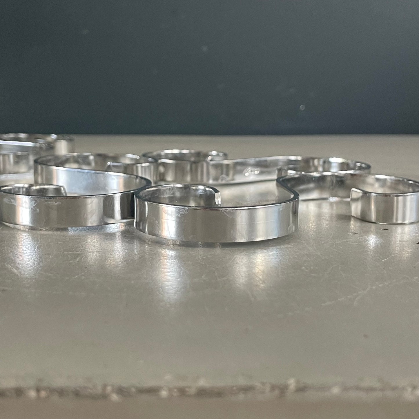 Paire de dessous de plat en inox - Ref 1125