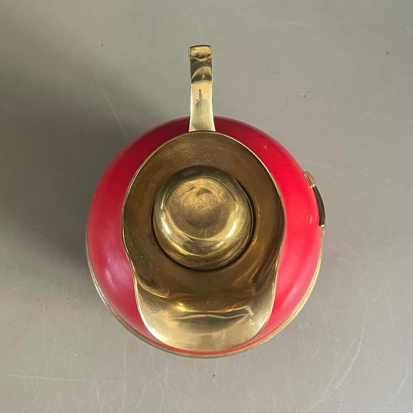 Bouteille isotherme Thermos Aldo Tura pour Cognac Napoléon années 60 - Ref 934
