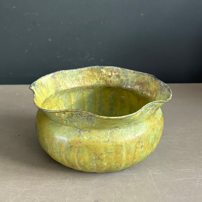 Paire de cache-pots gigognes en cuivre - Ref 1375