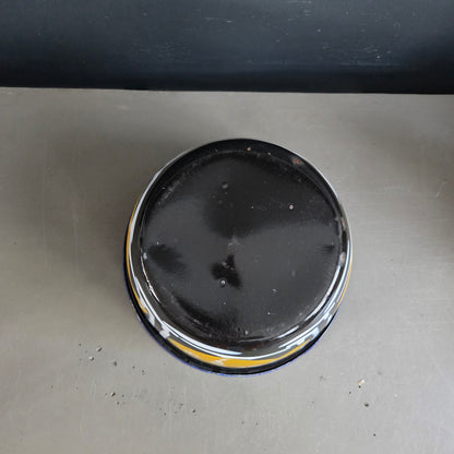 Bassine saladier en tôle émaillée vintage - Ref 1444