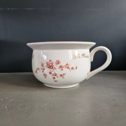 Ancien pot de chambre "À la Mariée" - Moulin des Loups - Vintage - Ref 1450
