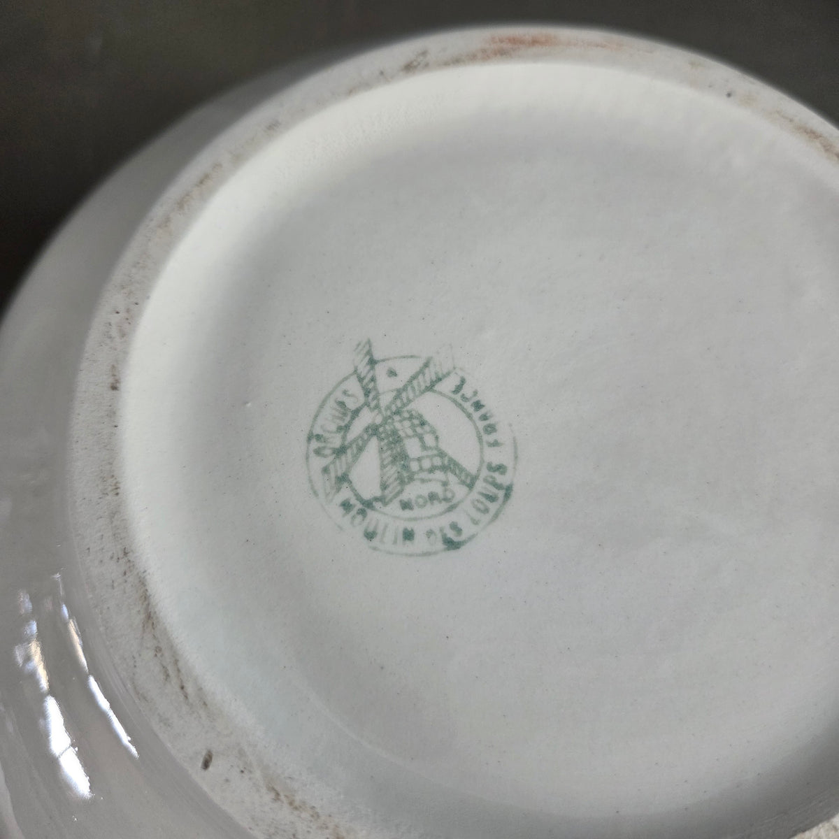 Ancien pot de chambre "À la Mariée" - Moulin des Loups - Vintage - Ref 1450