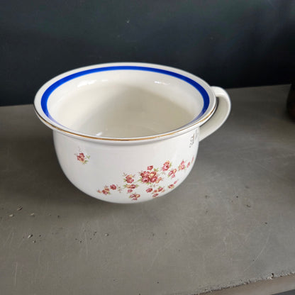 Ancien pot de chambre "À la Mariée" - Moulin des Loups - Vintage - Ref 1450