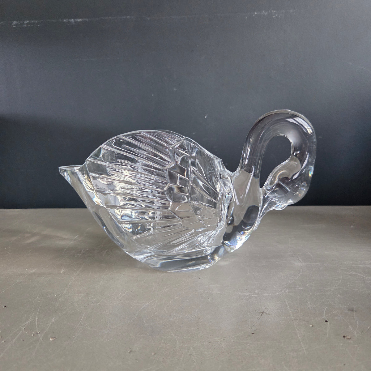 Bol à glaçons cygne en cristal - Ref 1452