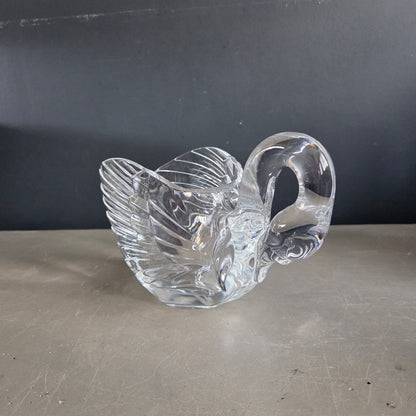 Bol à glaçons cygne en cristal - Ref 1452