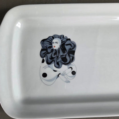 Plat à cake Pierrot Pillivuyt plat rectangulaire - Pierrot - Ref 1456