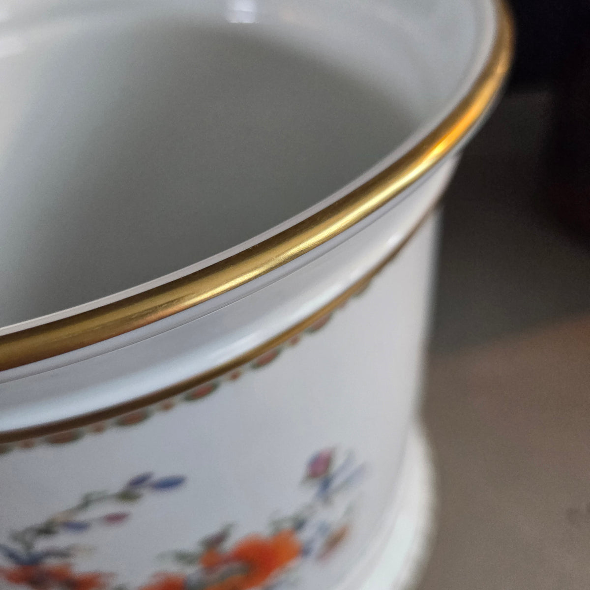 Cache-pot en porcelaine de Limoges – Raynaud & Cie - Ref 1458