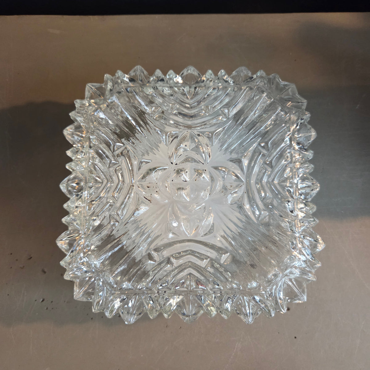 Plafonnier ou applique en verre moulé - Ref 1459