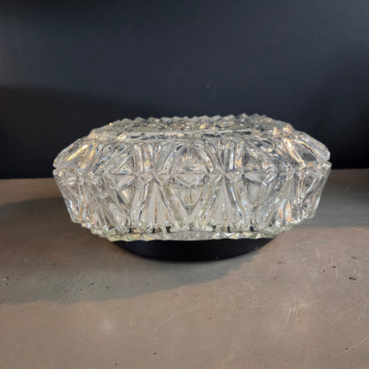 Plafonnier ou applique en verre moulé - Ref 1459