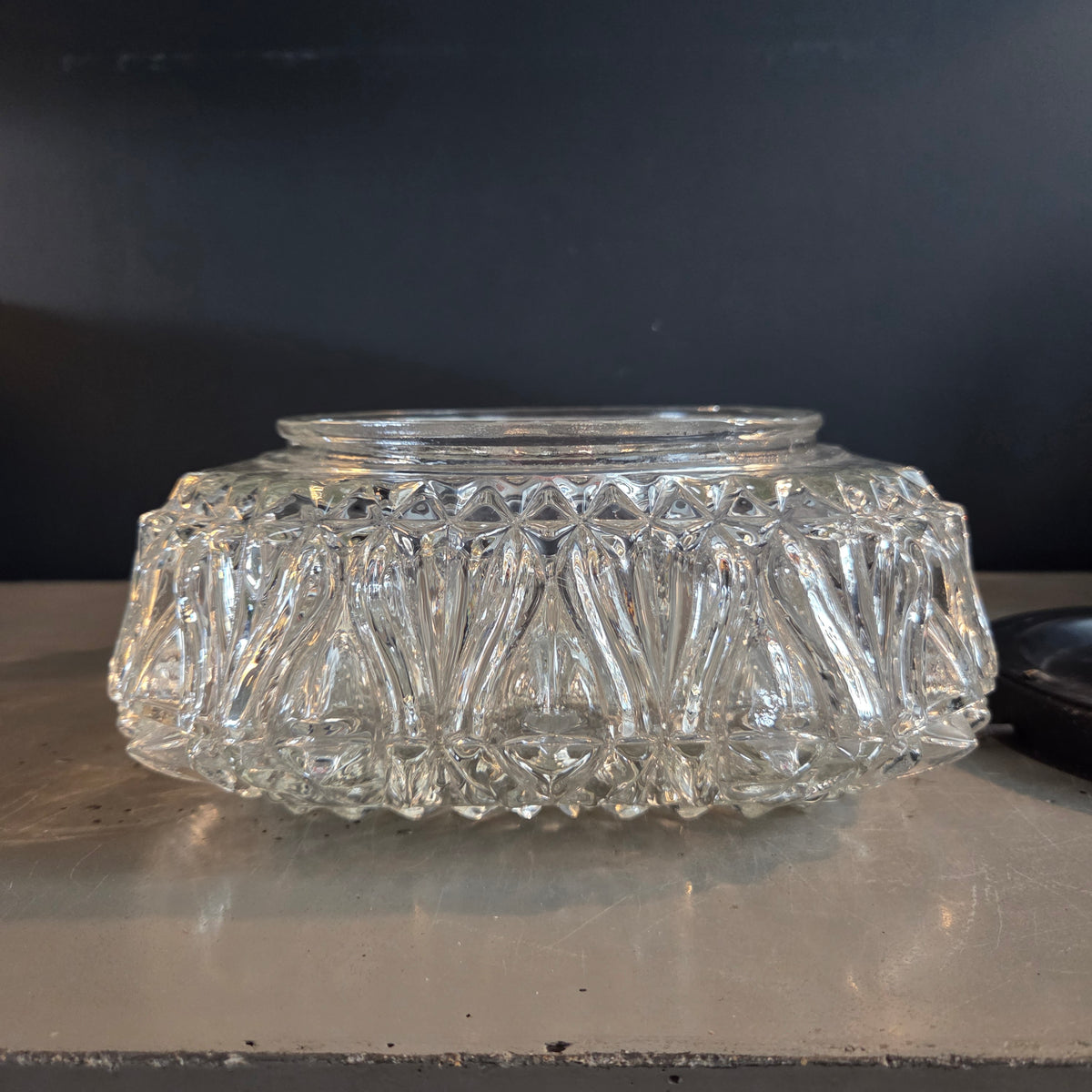 Plafonnier ou applique en verre moulé - Ref 1459