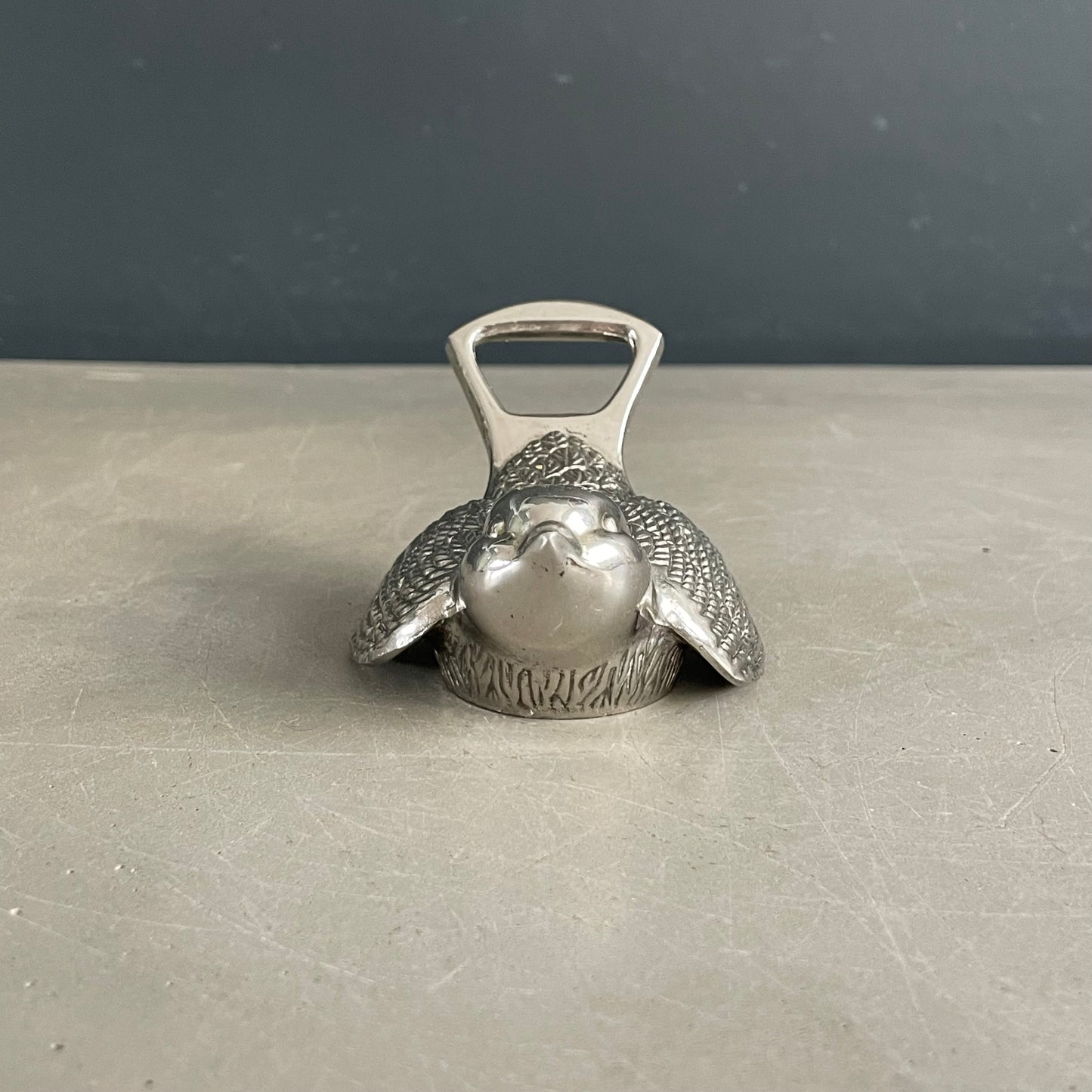 Décapsuleur - Ouvre-bouteille oiseau en métal argenté - Ref 1193