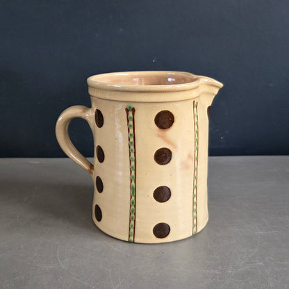 Pichet ancien en terre cuite JC Hermann - Poterie d'Evires - Ref 1465