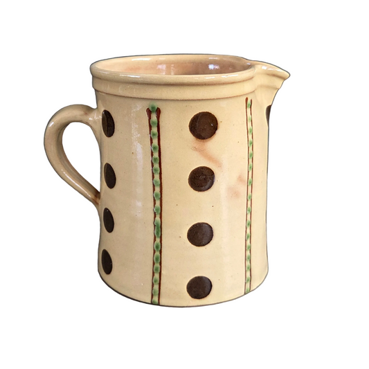 Pichet ancien en terre cuite JC Hermann - Poterie d'Evires - Ref 1465