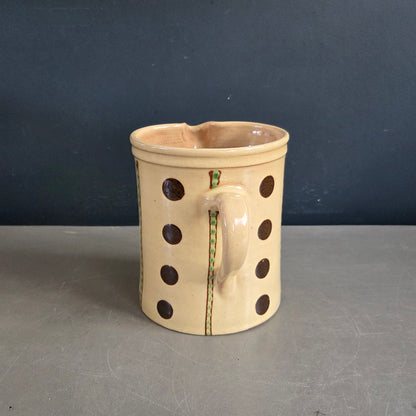 Pichet ancien en terre cuite JC Hermann - Poterie d'Evires - Ref 1465