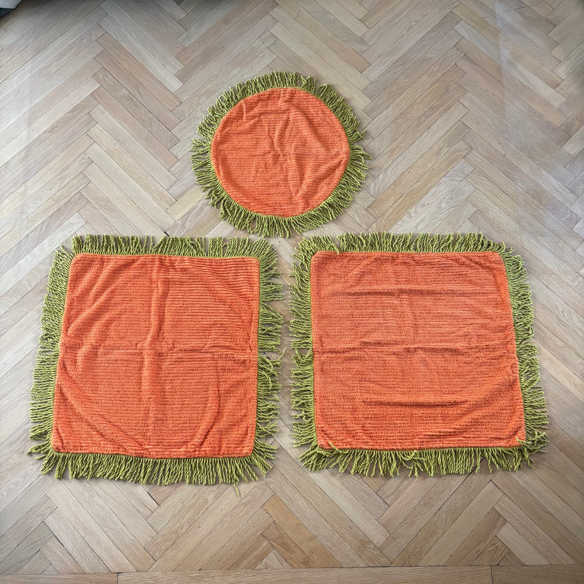 Housses de coussins en tissus chenille - Ref 1331