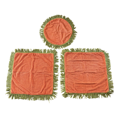 Housses de coussins en tissus chenille - Ref 1331