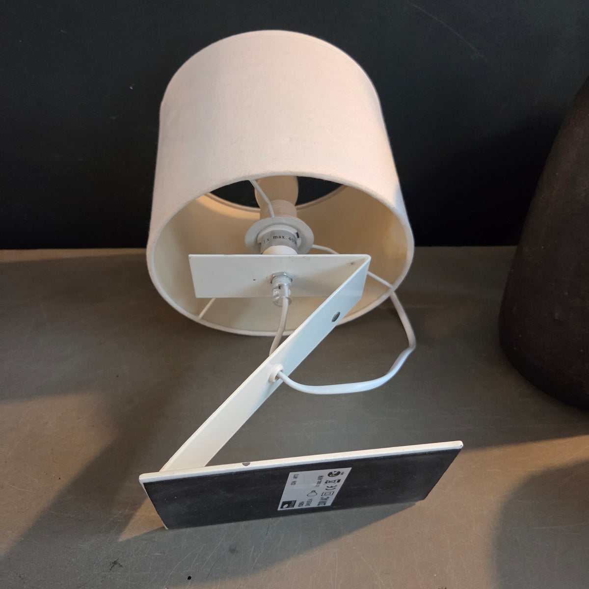 Lampe Zaz blanche - Ref 1480