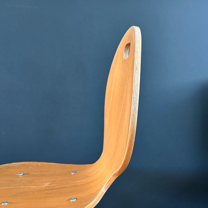 Chaise d’école enfant en lamellé-collé cintré - Ref 1239