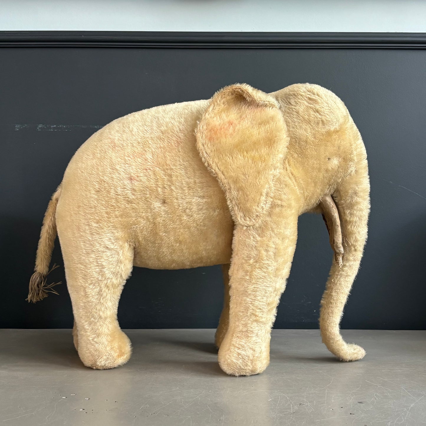 Peluche éléphant début XXème - Ref 1342