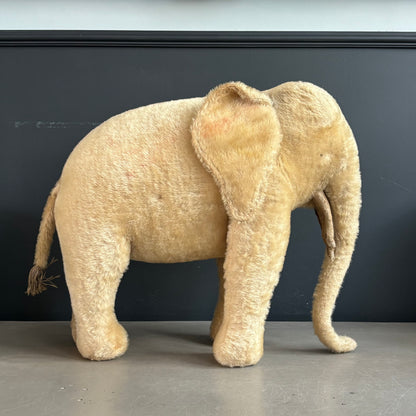 Peluche éléphant début XXème - Ref 1342