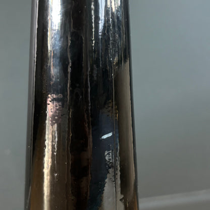 Grand vase en céramique noire - Ref 1285