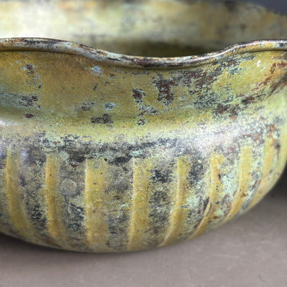 Paire de cache-pots gigognes en cuivre - Ref 1375
