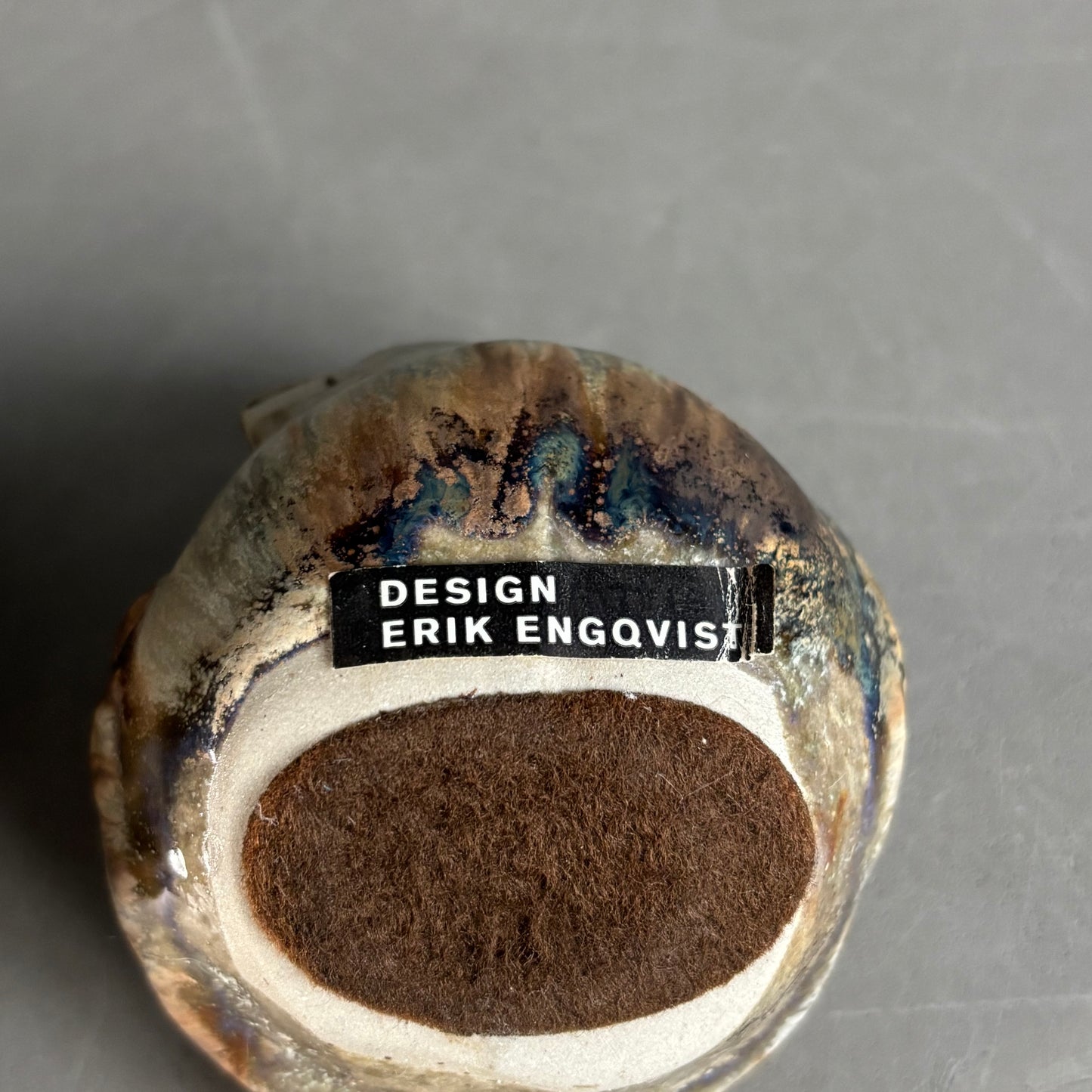 Paire d’oiseaux en grès - Erik Engkvist pour Jie Gantofta - Suède - 1960/70 - Ref 1291