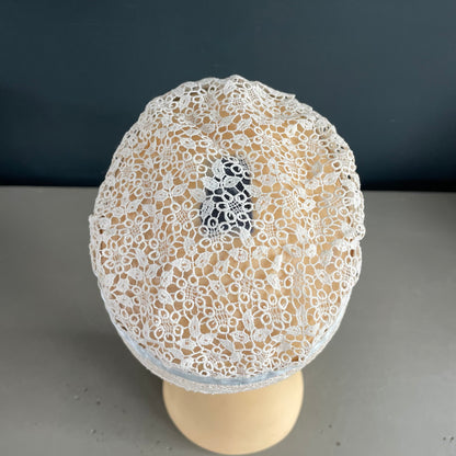 Bonnet de bébé ancien en dentelle - Ref 1159