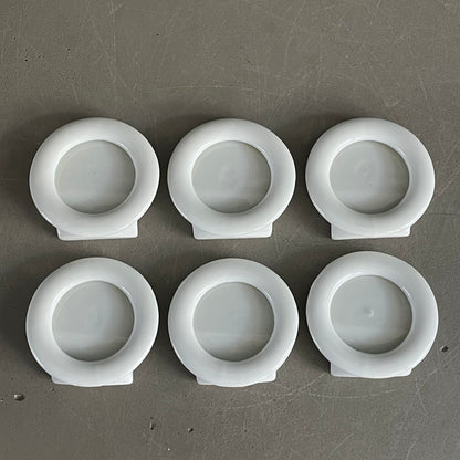 Lot de 6 porte-photos en porcelaine - Ref 940