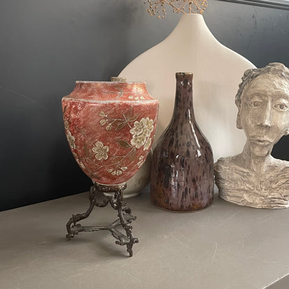 Vase monté sur pied bronze - Ref 1136