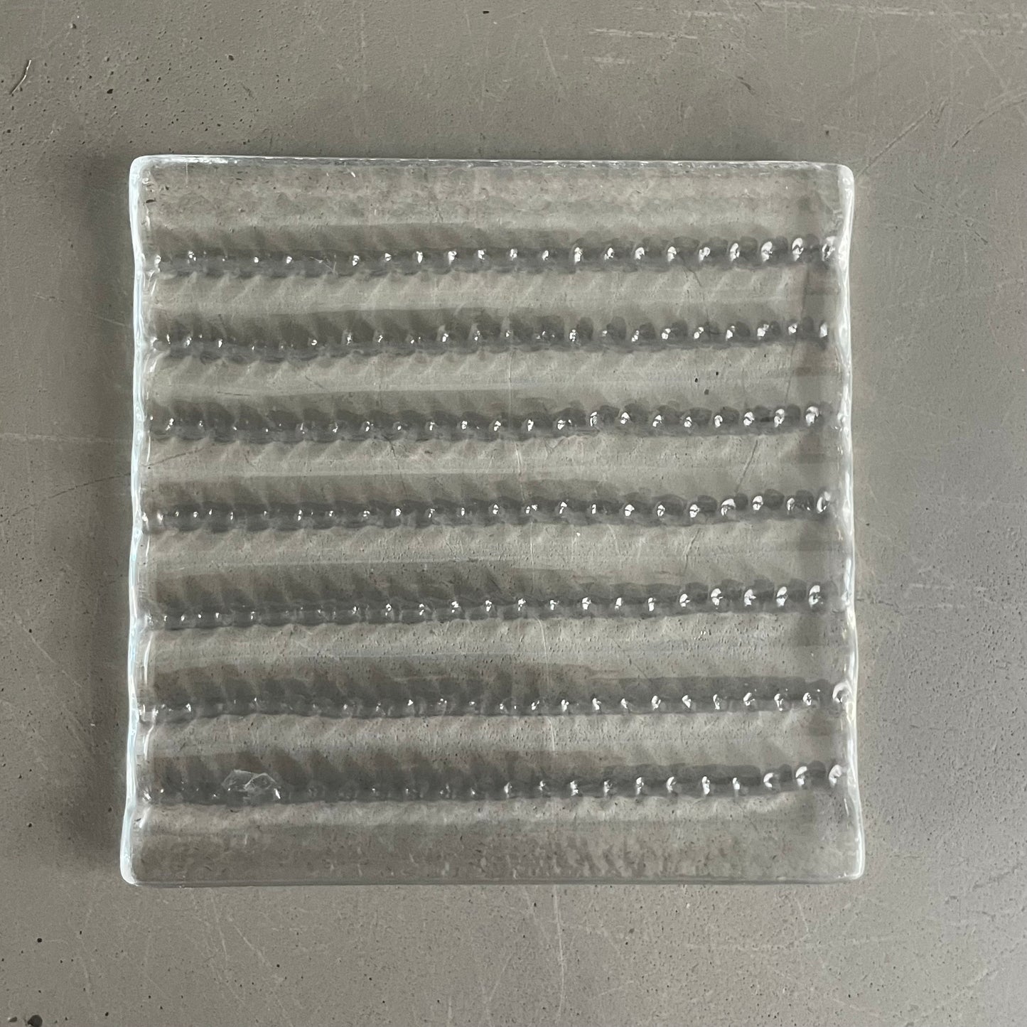 Lot de 5 sous-verres en verre trempé - Ref 1114
