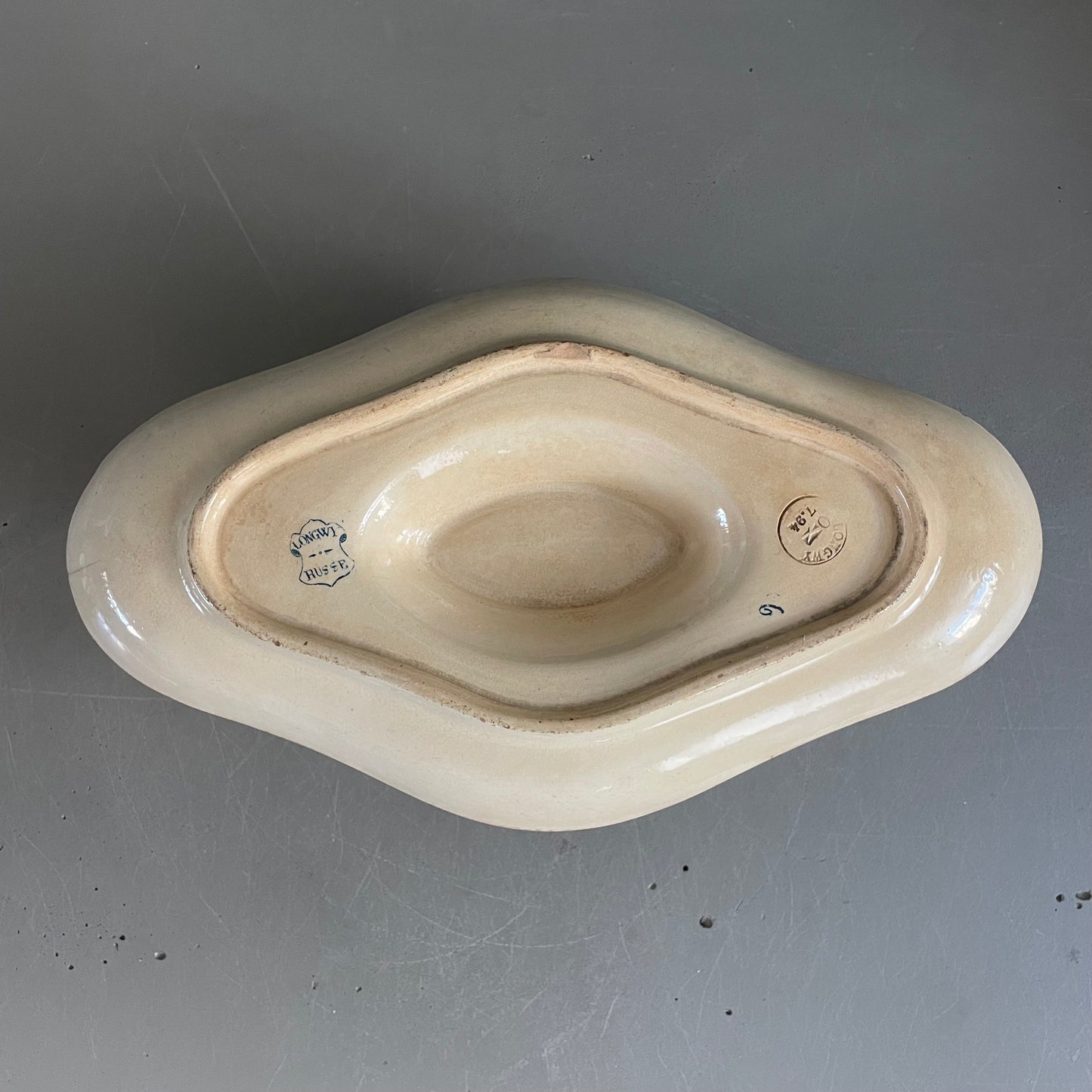 Saucière en Terre de fer Longwy modèle Russe - Ref 939