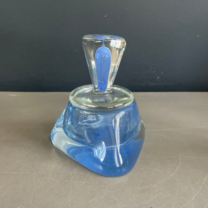 Ensemble en verre soufflé bicolore - Ref 1070
