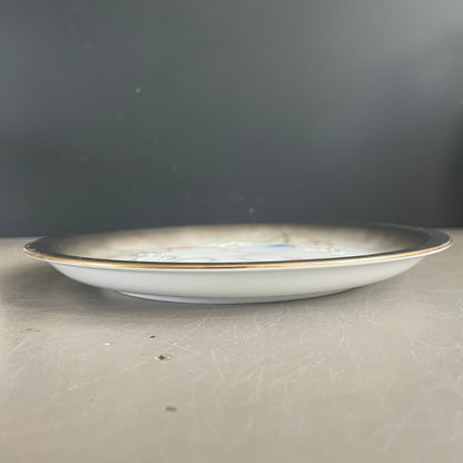 Service à saké en porcelaine – 6 tasses, bouteille et plateau - Ref 1123