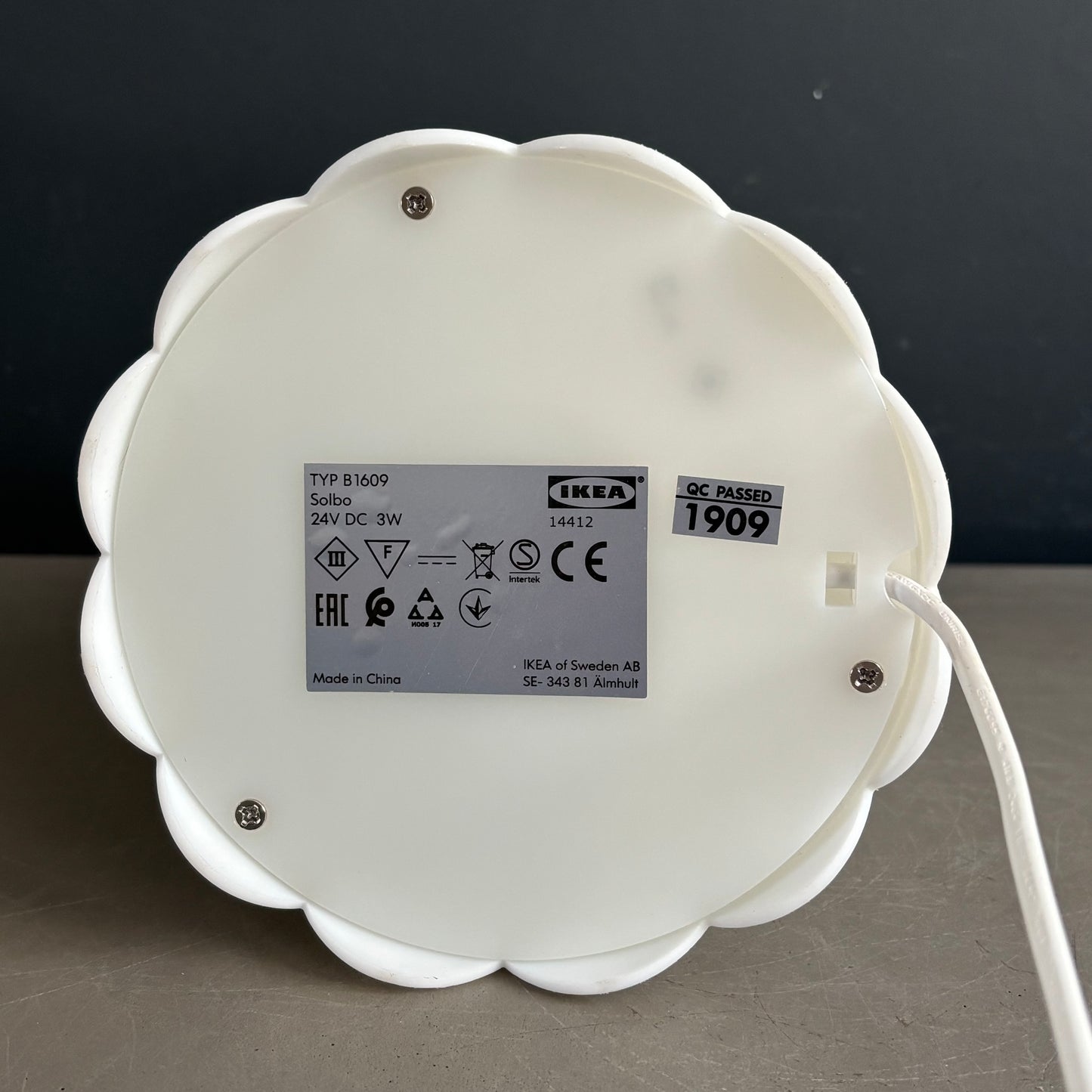 Lampe-veilleuse hibou Solbo IKEA du designer Henrik Preutz - Ref 1231