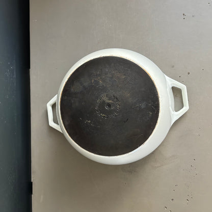 Cocotte scandinave en fonte laquée blanche Copco 1004 Denmark - Ref 1392