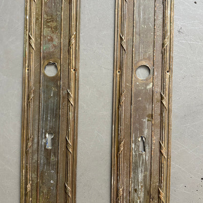 2 plaques de propreté anciennes - 53cm - Ref 1338