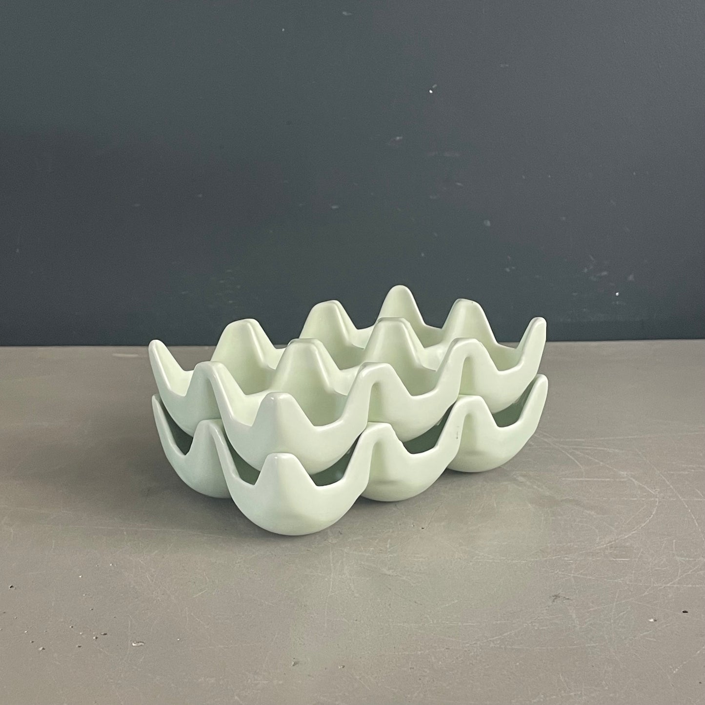Lot de 2 boîtes à oeufs en céramique- Ref 1124