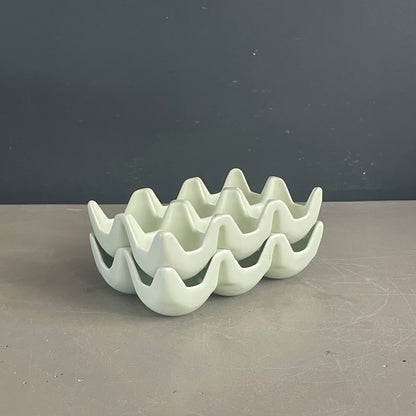 Lot de 2 boîtes à oeufs en céramique- Ref 1124